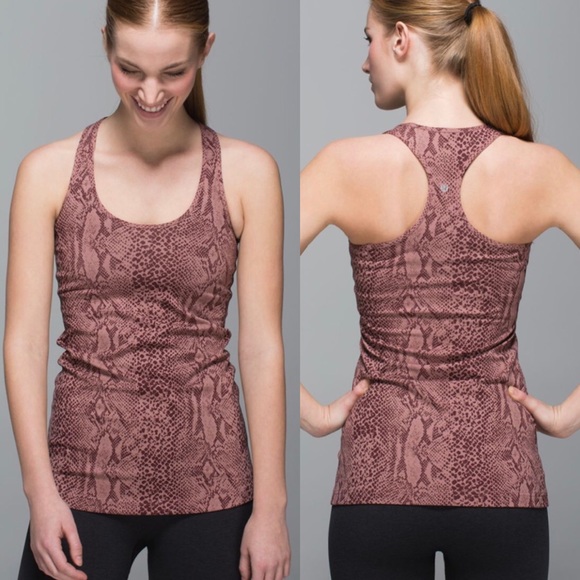 lululemon athletica Tops - Lululemon | Desert Snake Bark Berry Cool Racerback